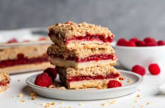 Raspberry Streusel Dessert Bars – The Keep At House Chef