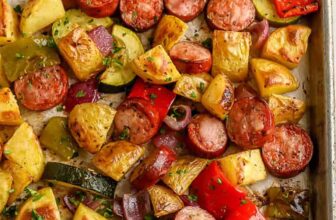 Roasted Sausage and Potatoes – Spend With Pennies