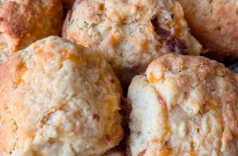 MAPLE BACON CHEDDAR BISCUITS – The Southern Girl Cooks