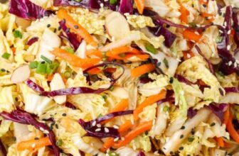 Asian Cabbage Salad – Barefeet within the Kitchen