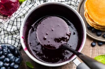 Home made Blueberry Syrup