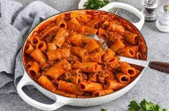 Creamy Floor Beef Pasta